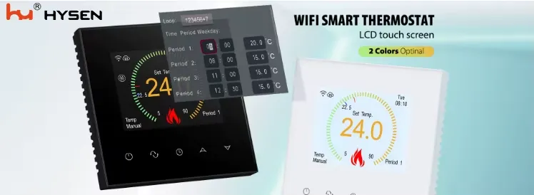 Цифровой интеллектуальный термостат TFT LCD