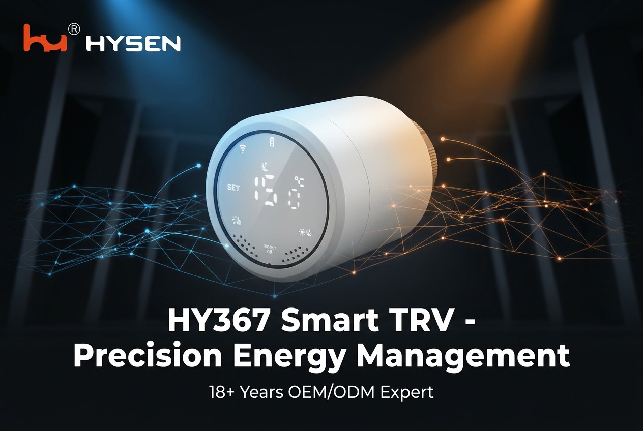 Умный термостат радиатора HYSEN HY367 Zigbee