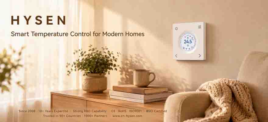 Умный Wi-Fi-термостат HYSEN HY513: простая настройка Wi-Fi для интеллектуального управления отоплением