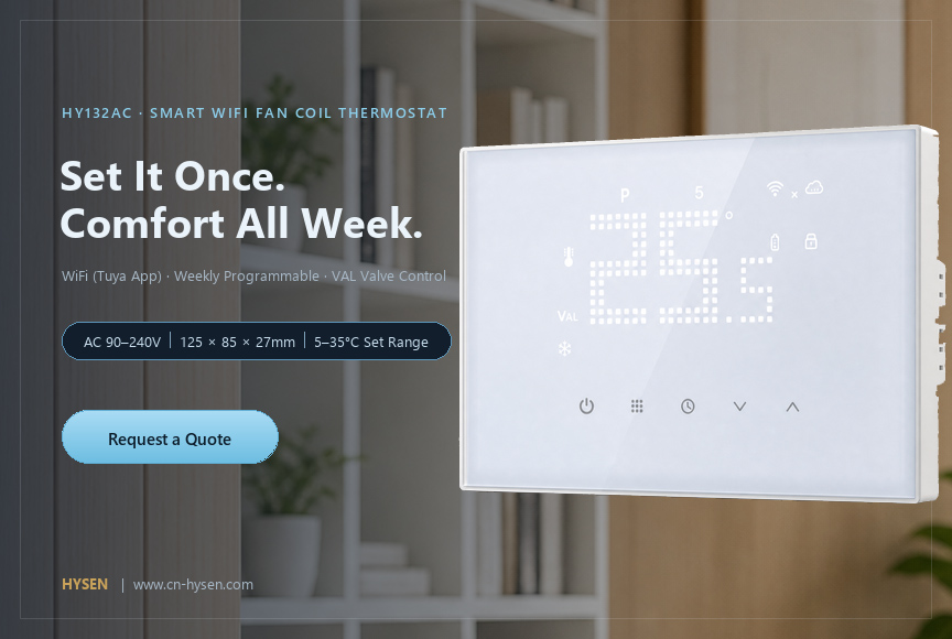 Демонстрация настройки сети Wi-Fi для HYSEN HY132 H