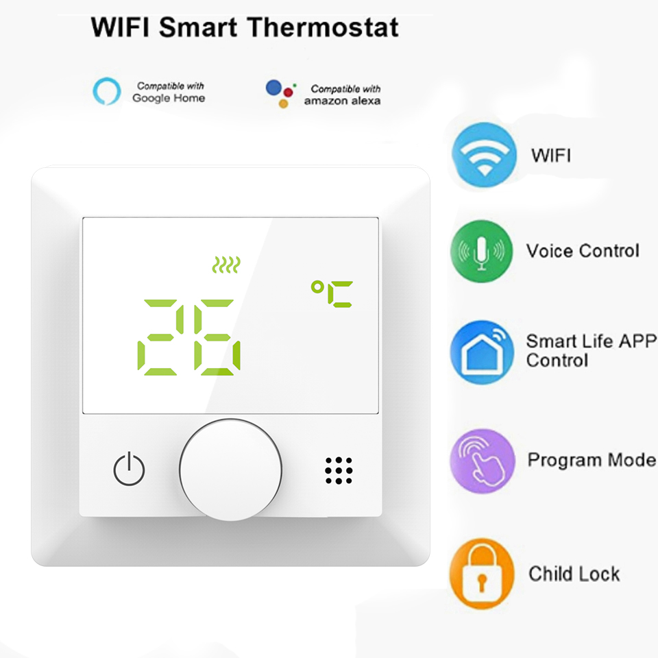 HYSEN HY510 Smart Thermostat  WiFi и голосовое управление для подогрева пола и котла