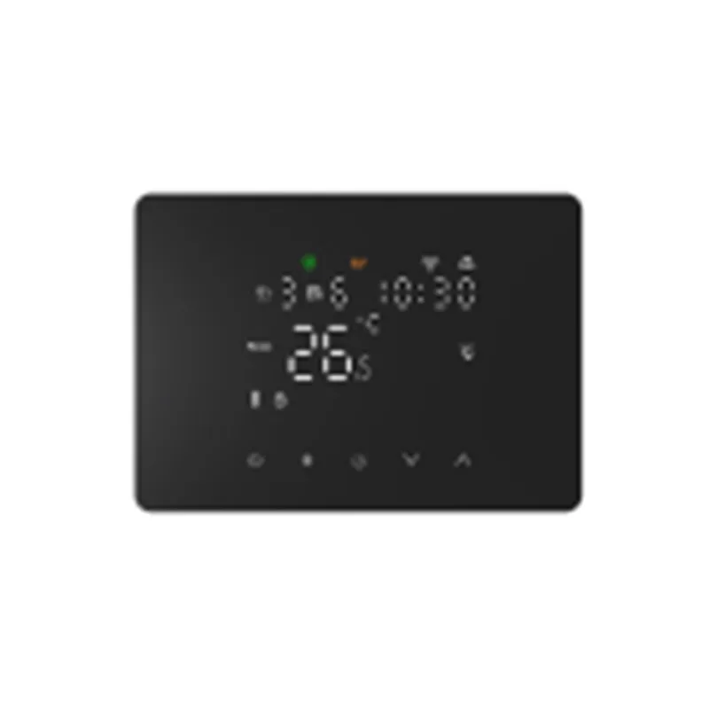 Черный мягкий-легкий термостат газового котла Zigbee
